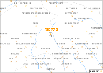 map of Giazza