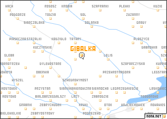 map of Gibałka