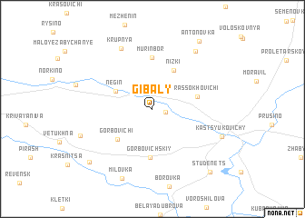 map of Gibaly