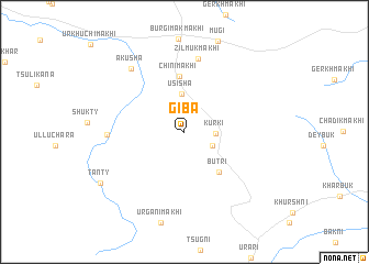 map of Giba