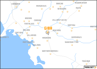 map of Giba