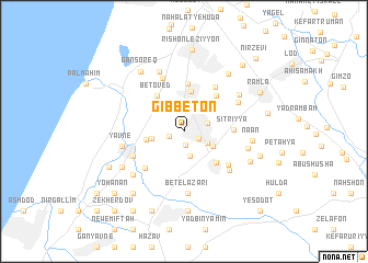 map of Gibbeton