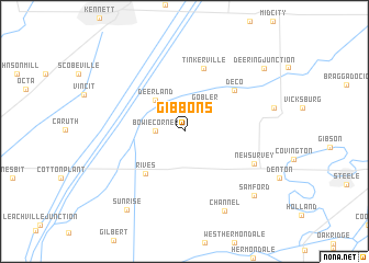 map of Gibbons