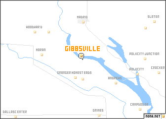 map of Gibbsville