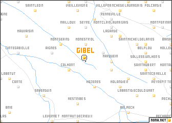 map of Gibel