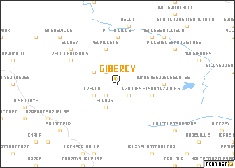 map of Gibercy