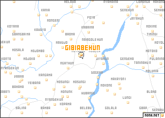 map of Gibiabehun