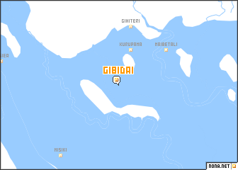 map of Gibidai