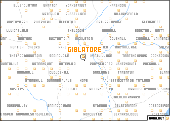 map of Giblatore