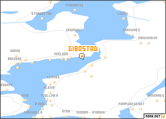 map of Gibostad