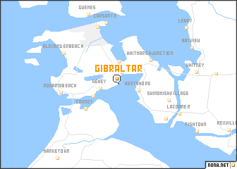 map of Gibraltar