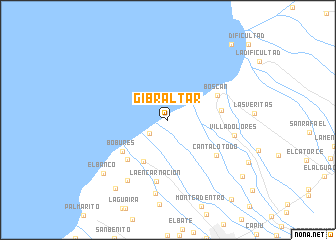 map of Gibraltar