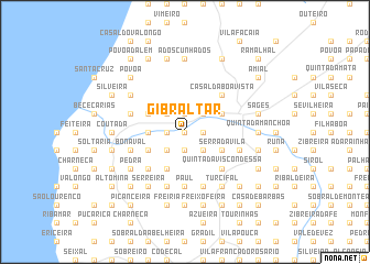 map of Gibraltar