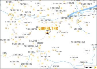 map of Gibraltar