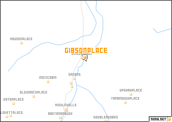 map of Gibson Place