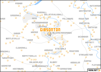 map of Gibsonton