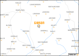 map of Gibson