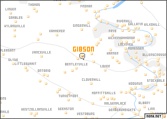 map of Gibson