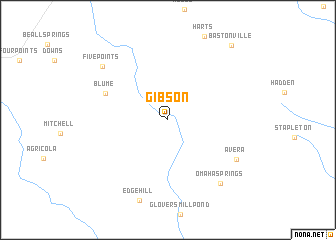 map of Gibson