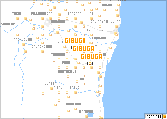 map of Gibuga