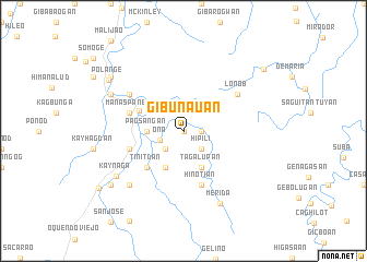 map of Gibunauan