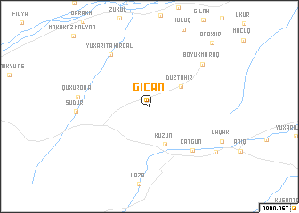 map of Gican