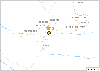 map of Gica