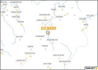 map of Gicboan