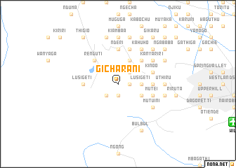 map of Gicharani