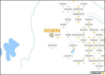 map of Gicheru