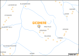 map of Gicomene