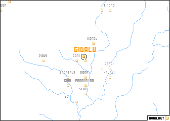 map of Gidalu