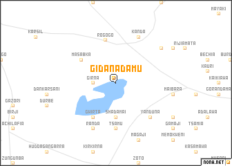 map of Gidan Adamu