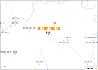 map of Gidan Agudu