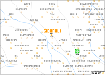 map of Gidan Ali