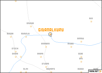 map of Gidan Alkuru