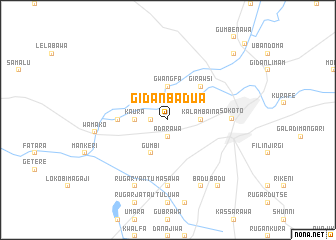 map of Gidan Badua