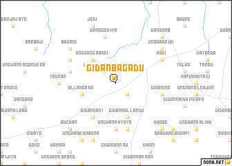 map of Gidan Bagadu