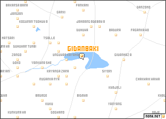 map of Gidan Baki