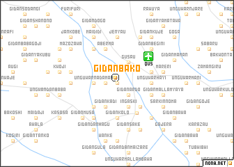 map of Gidan Bako