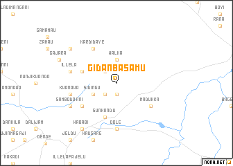 map of Gidan Basamu