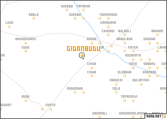 map of Gidan Budu