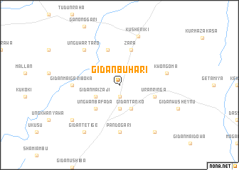 map of Gidan Buhari