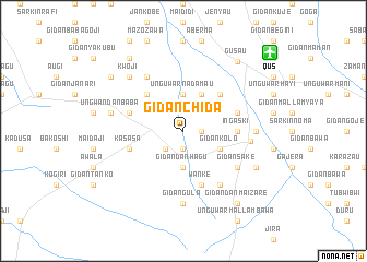 map of Gidan Chida