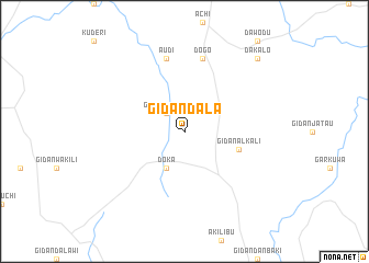 map of Gidan Dala
