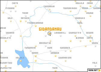 map of Gidan Damau
