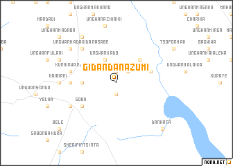 map of Gidan Dan Azumi