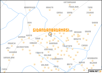 map of Gidan Dan Badamasi