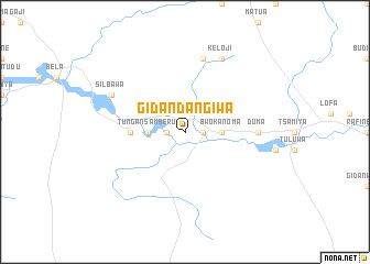 map of Gidan Dan Giwa