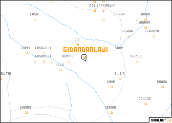 map of Gidan Danlaji